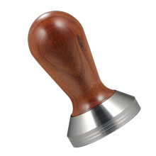 Stainless Steel Espresso Press Ergonomic Wood Handle-1 58mm