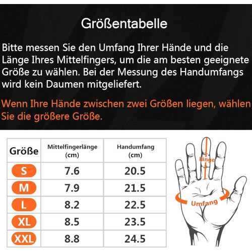 Isolerede vinterhandsker til mænd, forstærkede håndflader, 3M Thinsulate touchscreen-kompatible handsker, hurtigtørrende termofôr til ski, 1