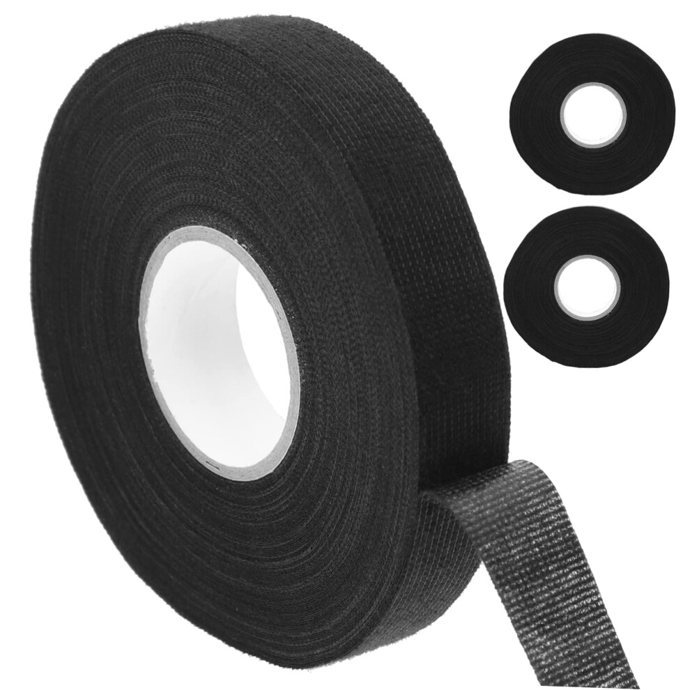 3 Rolls Selfadhesive Fabric Tape For Automotive Wire Harnesses Performance Insulation Strong Adhesion For Industrial And Home Cable Applications 9412369298348