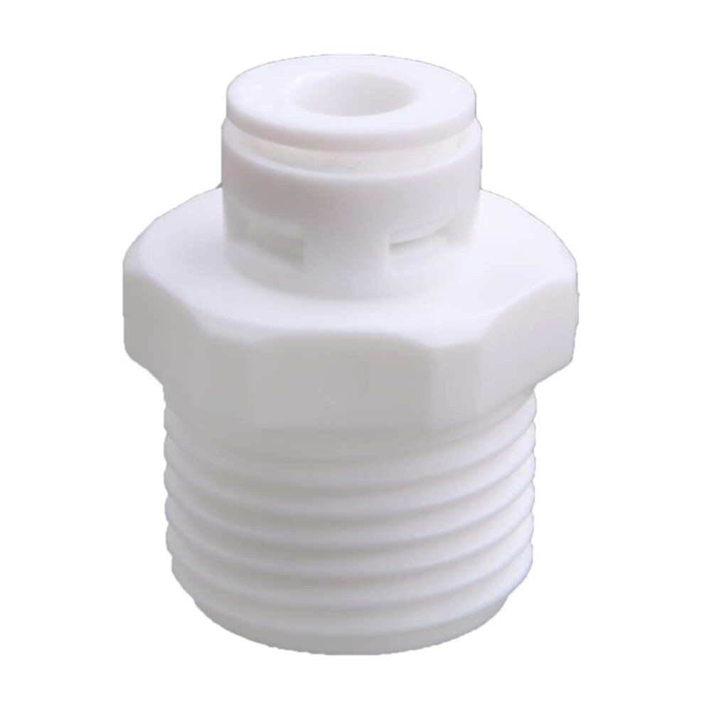 10 Pcs 1/4" Quick Push To Connect Male Thread Fittings For Water Purifier Systems And Filters 9426802374919