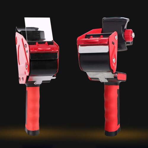Sturdy tape dispenser for sealing packages, package cutter, manual packaging Ref: 1665 2