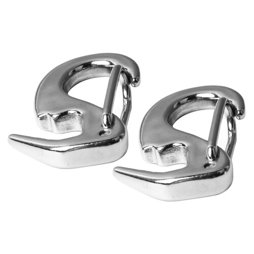 2 Pcs Stainless Steel Spring Hooks 65mm Rust-Resistant Marine Hardware