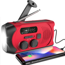 Fluky Solar Radio: Selvdrevet LED-lommelygte, Amfmbw Noaa, Solar Nødvejrradio med Powerbank, Optræksradioer til Overlevelse ved Orkan