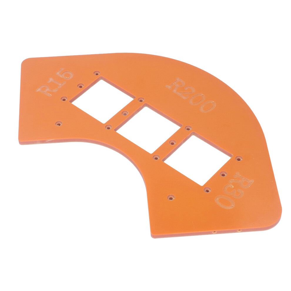 Adjustable Radius Jig Router Guide R15 R30 R100 R200 For Woodworking Projects 4911368804284