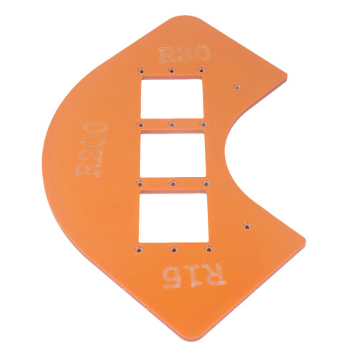 Easy To Use Radius Routing Jig With Rounded Corner Router Template For Smooth Inner Edges In Cabinet Projects, Durable Engineering Plastic 2
