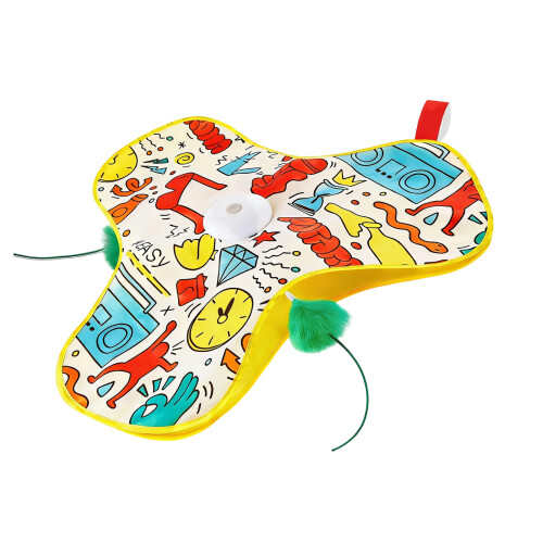 Quiet Operations Durability Plastic Hide and Seek Cats-Yellow