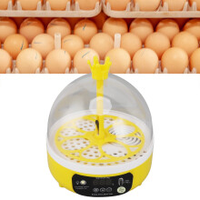 Portable 4-Egg Incubator for Duck & Chicken with Auto Features