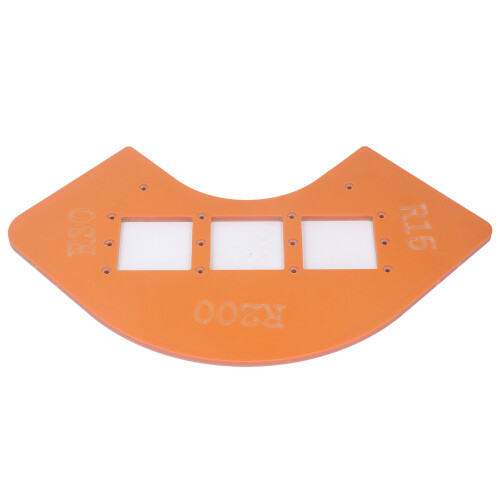 Easy To Use Radius Routing Jig With Rounded Corner Router Template For Smooth Inner Edges In Cabinet Projects, Durable Engineering Plastic 1
