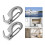 2 Pcs Stainless Steel Spring Hooks 65mm Rust-Resistant Marine Hardware 13