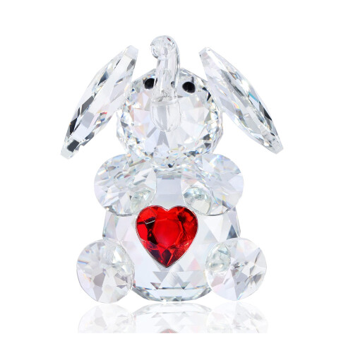 Crystal Elephant Figurines Handmade Glass Elephant Statue Art