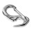 2 Pcs Stainless Steel Spring Hooks 65mm Rust-Resistant Marine Hardware 5