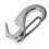 2 Pcs Stainless Steel Spring Hooks 65mm Rust-Resistant Marine Hardware 9