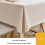 Waterproof Tablecloth PVC Table Cover Rectangular 90x90 cm, Wrinkle Resistant Dining Table Protector Qfj9 4