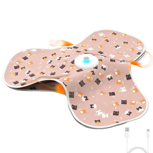 Quiet Operations Durability Plastic Hide and Seek Cats Toy-pink