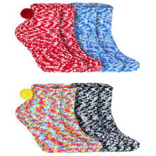Calcetines de felpa de talla única para mujer, calcetines suaves y afelpados, regalos de San Valentín, calcetines de cupcakes DIY, rellenos