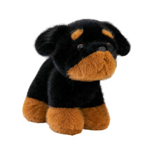 Mooie dierenhond knuffel simulatie hondenpop voor-Rottweiler DA
