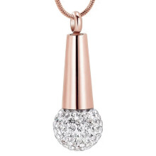 Stainless Steel Cremation Jewelry Lockets Memorial-rose gold
