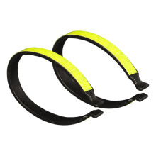 Cycling Reflective Trouser Clips Set of 2 Adjustable Bicycle Safety Pants Clips for Men and Women