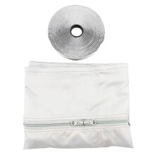 Portable AC Window Vent Kit With Seal, Exhaust Bracket, 4Meter Length Universal Fit For Dorm Or Apartment