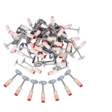 100pcs 10.527mm Steel Nails Round for Steel Nail Gun Pneumatic Nail Gun Wall Fixing Tool Channel Fixing Device Nail Gun Accessories