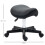 Homcom HOMCOM Saddle Stool Adjustable Rolling Salon Chair for Massage Spa Beauty Black 3