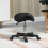 Homcom HOMCOM Saddle Stool Adjustable Rolling Salon Chair for Massage Spa Beauty Black 7