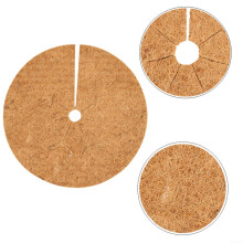 Coconut Coir Mulch Mat 40cm for Root Protection and Moisture Retention, Reusable Tree Ring Pad