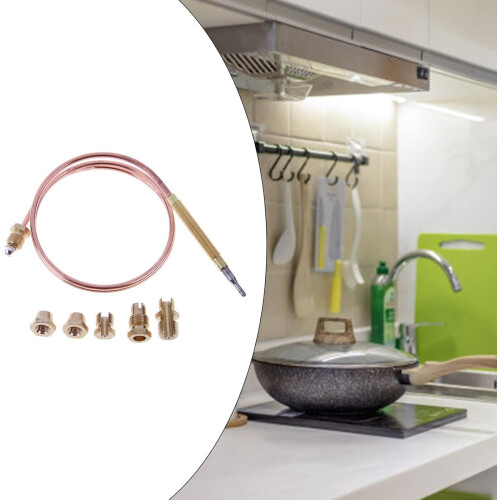Thermocouple Temperature Sensor with Brass Probe for Accurate Baking and Grilling 2