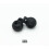 Round Ball Shape Single Hole Style, Elastic Drawstring Cord Locks for Wide Application, Plastic Toggle Locks, 60pcs, Six Color 3