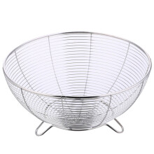 Kitchen Countertop Wire Basket Set, Waterproof COB LED Wall Wall Light Stainless Steel Produce Holder With Hidden Welding Technology, Stylish Breathab