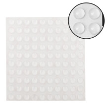 Selbstklebende Möbelschutzpads aus Silikon für Schranktüren, stoßfest, dick, geruchlos, für Schubladen und Glasplatten (siehe Bild)