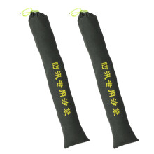 2 pieces of sandbags for flood protection, reusable sandbag sacks, sand pouches, flood protection bags, flood protection sacks, canvas, green
