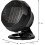 Compact & Powerful Space Heaters, PTC Ceramic Heating Element, Adjustable Heat Modes, 90 Degree Oscillation, Quiet For Home Office (Black) 2