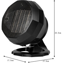 Portable & Stylish Electric Heater, Safe Design with Overheat Protection & Flame-Retardant Material for All-Year Comfort