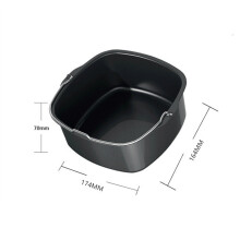 Kakekurv til airfryer, matgodkjent materiale, non-stick stekepanne, sikker varmebestandighet, kompakt størrelse for allsidig bruk i hjemmet,