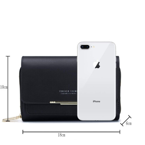 Ελαφριά και φορητή γυναικεία τσάντα ώμου crossbody, συμπαγής τσάντα ώμου από δέρμα PU 1