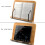 Versatile Foldable Cookbook Holder, Bamboo Book Stand with Adjustable Viewing Angles for Tablet Support Stand, Durable Construction, Portable Reading 4