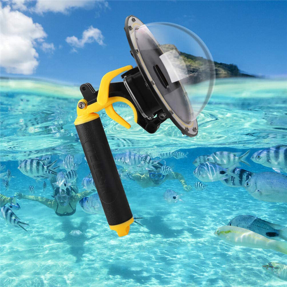Gopro Dome Port, Macro Filters For Capturing Minuscule Life, Adjustable Wrist Strap For Custom Fit, High Transparency Acrylic Lens Offers Clear Vision 9340258613579