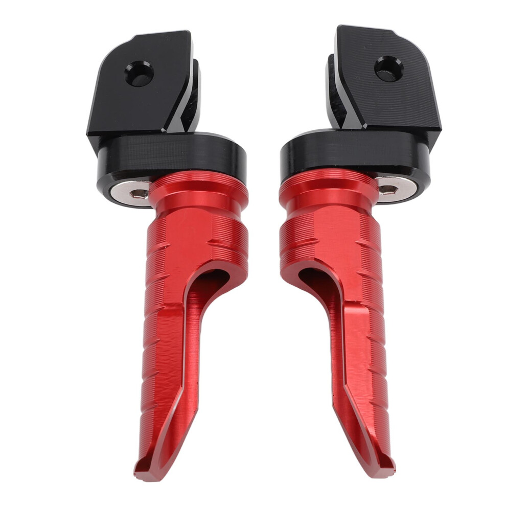 Aluminum Alloy Motorcycle Front Foot Pegs For Ducati Monster 696 795 Red 7901368806255