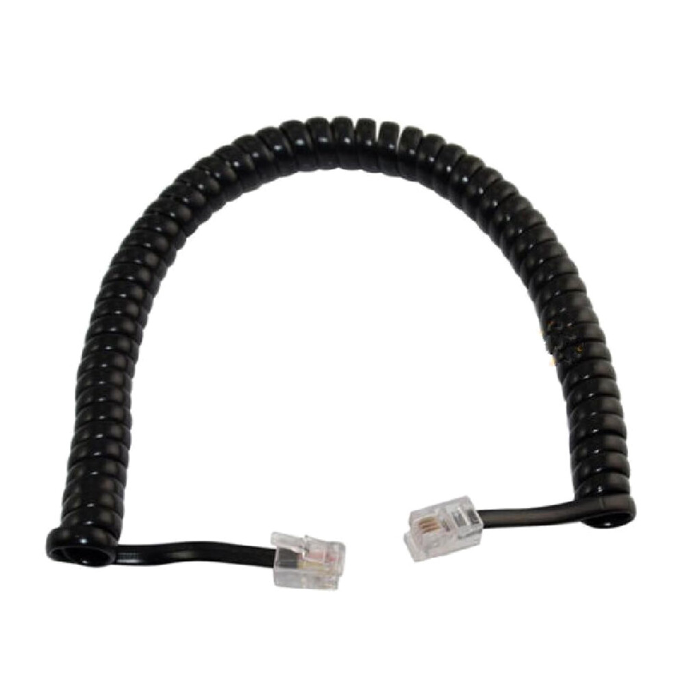 Telephone Handset Cord Rj9 4P4c Coiled Phone Cable For Clear Voice Transmission And Easy Replacement 9070919200588
