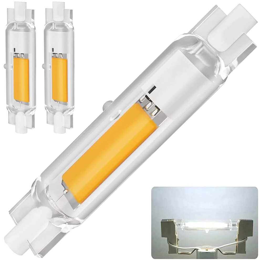 R7s Led 78Mm Dimmable, 20W For 200W Halogen, Cool 6000K, Pack Of 2 White 9365049044011