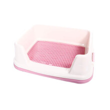 Pet Toilet Pet Supplies Dog Toilet Comfortable and Practical Large Dog Size Toilet, Pink