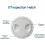 5 Inch White Inspection Lid Diameter 172 mm Plastic 2