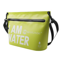 Waterproof Dry Bag with Adjustable Shoulder Strap for Outdoor Travel Swimming Men and Women Green