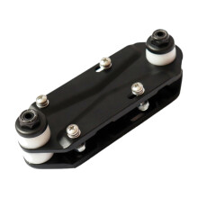 Surf and Rail Adapter, Rear Seat Bridge, Aluminum Alloy with a Durable Surfboard Stand Adapter, Black