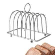 Toast Stand, Toast Rack, 6 Slices, Stainless Steel, Bread Storage