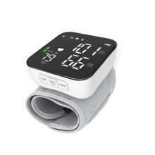 Wrist Blood Pressure Monitor with Large LED Display, OneTouch Operation, Adjustable Cuff for Home Use