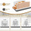 Adjustable bread slicer with crumb tray, foldable handle for uniform homemade bread slices 4