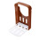 Bread slicer for homemade bread, foldable, adjustable slice thickness (Brown) 1