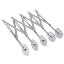 Stainless Steel Dough Cutter, Dough Wheel, Pizza Cutter, Adjustable Cake Divider